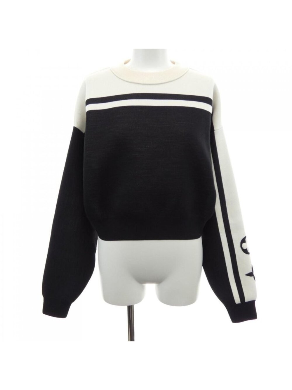 Louis Vuitton Block Knit Cropped Sweater